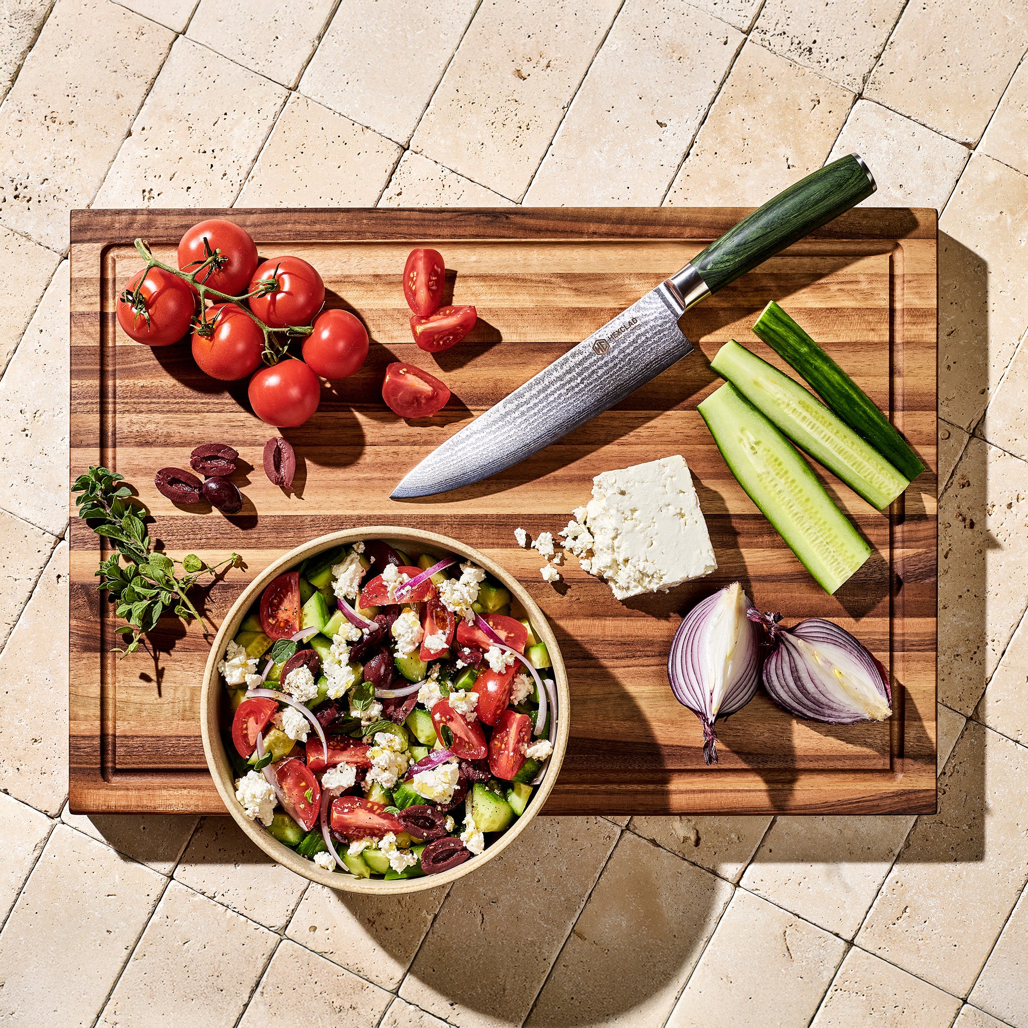 HexClad_LargeWalnutBoardV2_KWWB24-V2_ChefsKnife_CTCK08_GreekSalad_012325_KF_01